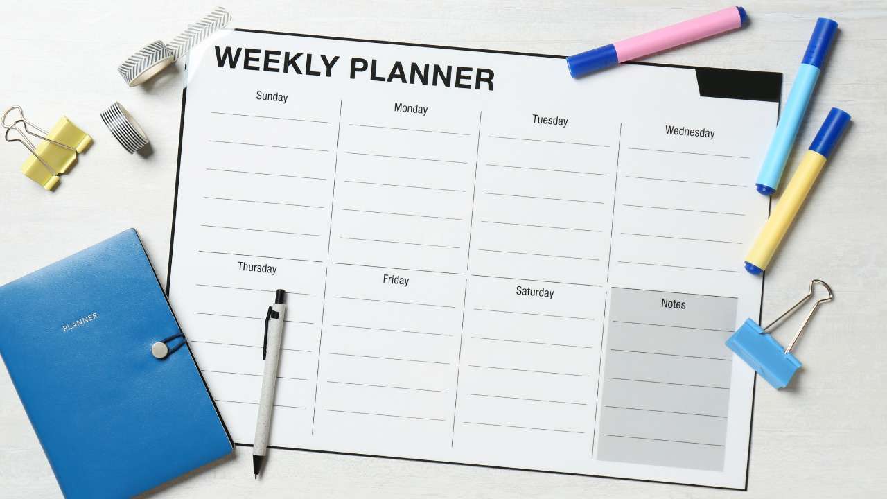 weekly planner