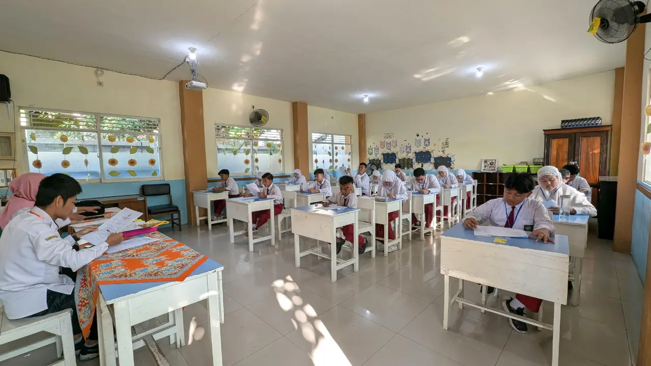 an exam hall